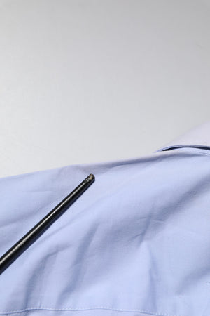 Dolce & Gabbana Blaues Baumwollhemd SICILIA mit langen Ärmeln