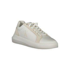 Calvin Klein Weißer Herren-Sneaker aus Polyurethan