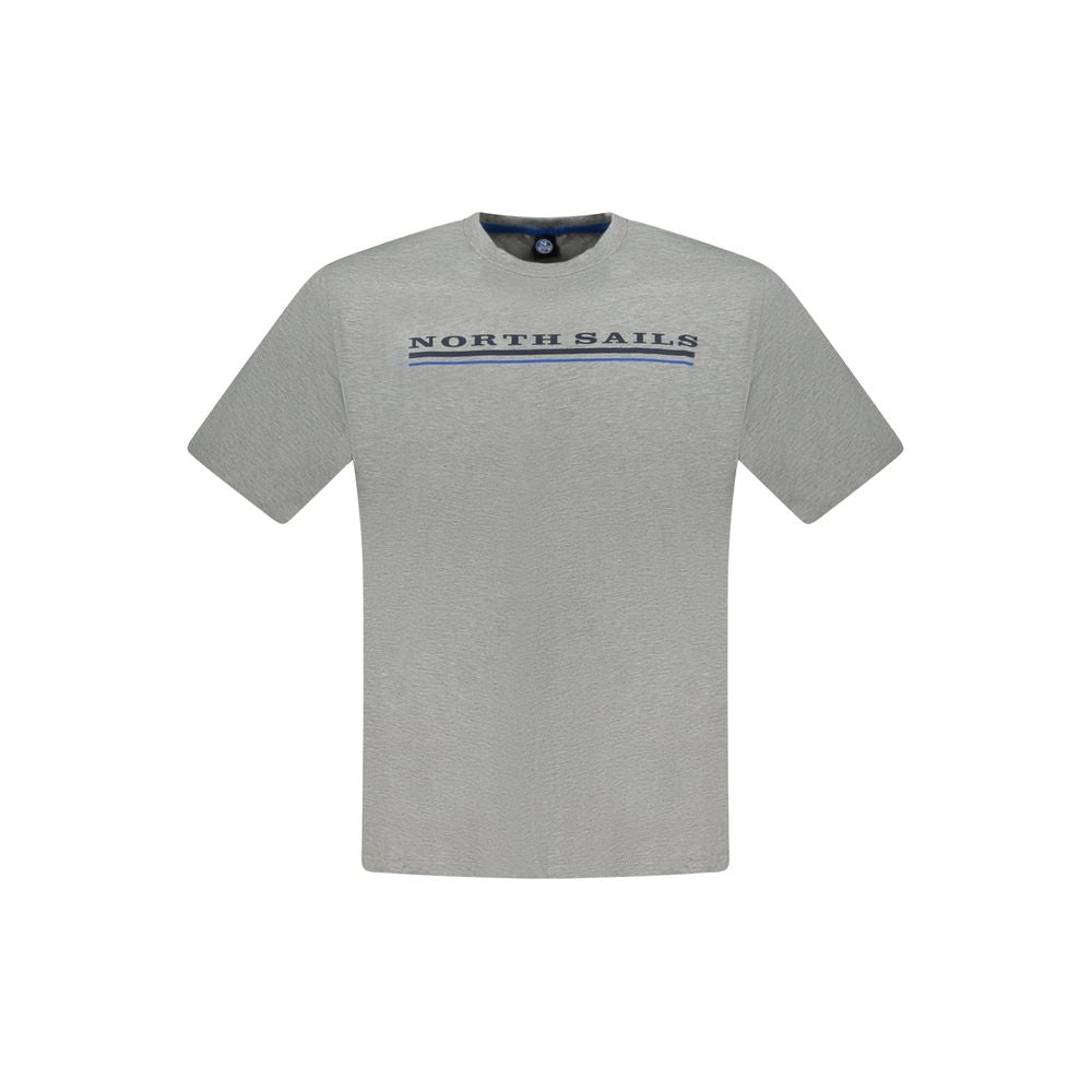 North Sails Grigio Baumwoll-T-Shirt für Herren