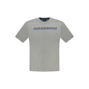 North Sails Grigio Baumwoll-T-Shirt für Herren
