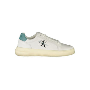 Calvin Klein Sneaker aus weißem Polyester