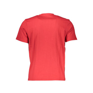North Sails Rosso Baumwoll-T-Shirt für Herren