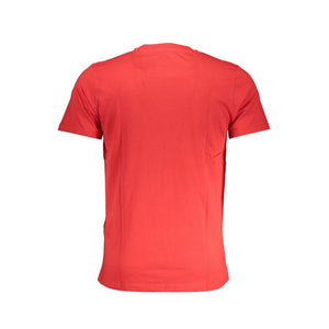 Cavalli Class Rosso Baumwoll-T-Shirt für Herren