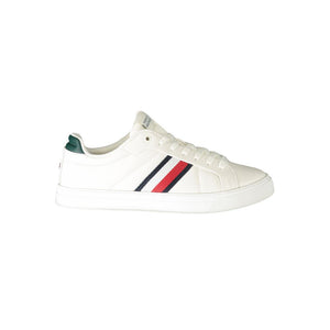 Tommy Hilfiger Weiße Leder-Sneaker für Herren