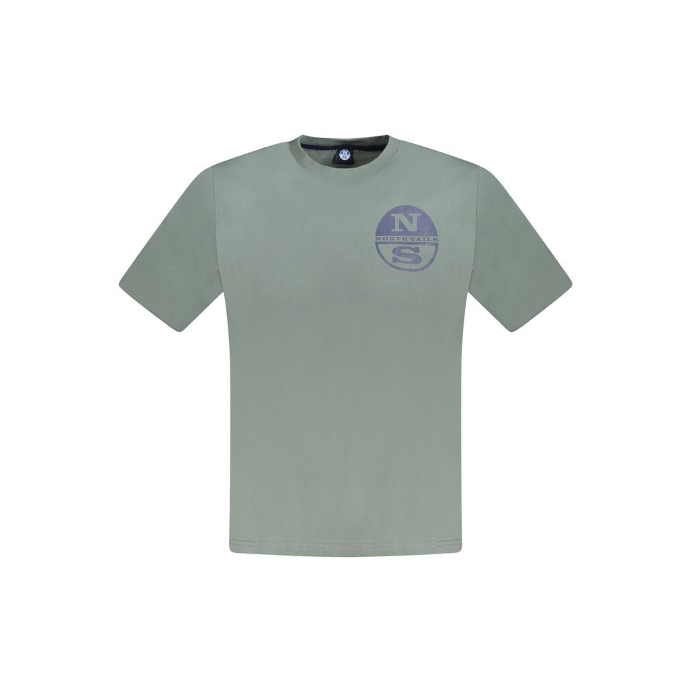 North Sails Verde Baumwoll-T-Shirt für Herren