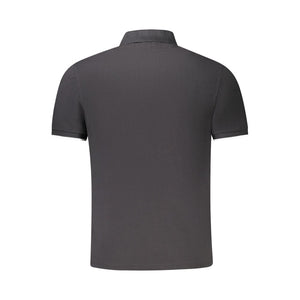 North Sails Schwarzes Baumwoll-Poloshirt für Herren