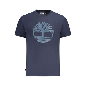 Timberland Blu Baumwoll-T-Shirt für Herren