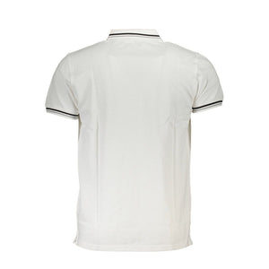 Cavalli Class Weißes Poloshirt aus Baumwolle für Herren