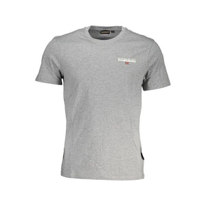 Napapijri Grigio Baumwoll-T-Shirt für Herren