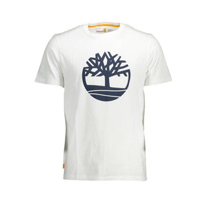 Timberland Weißes Bio-Baumwoll-T-Shirt für Herren