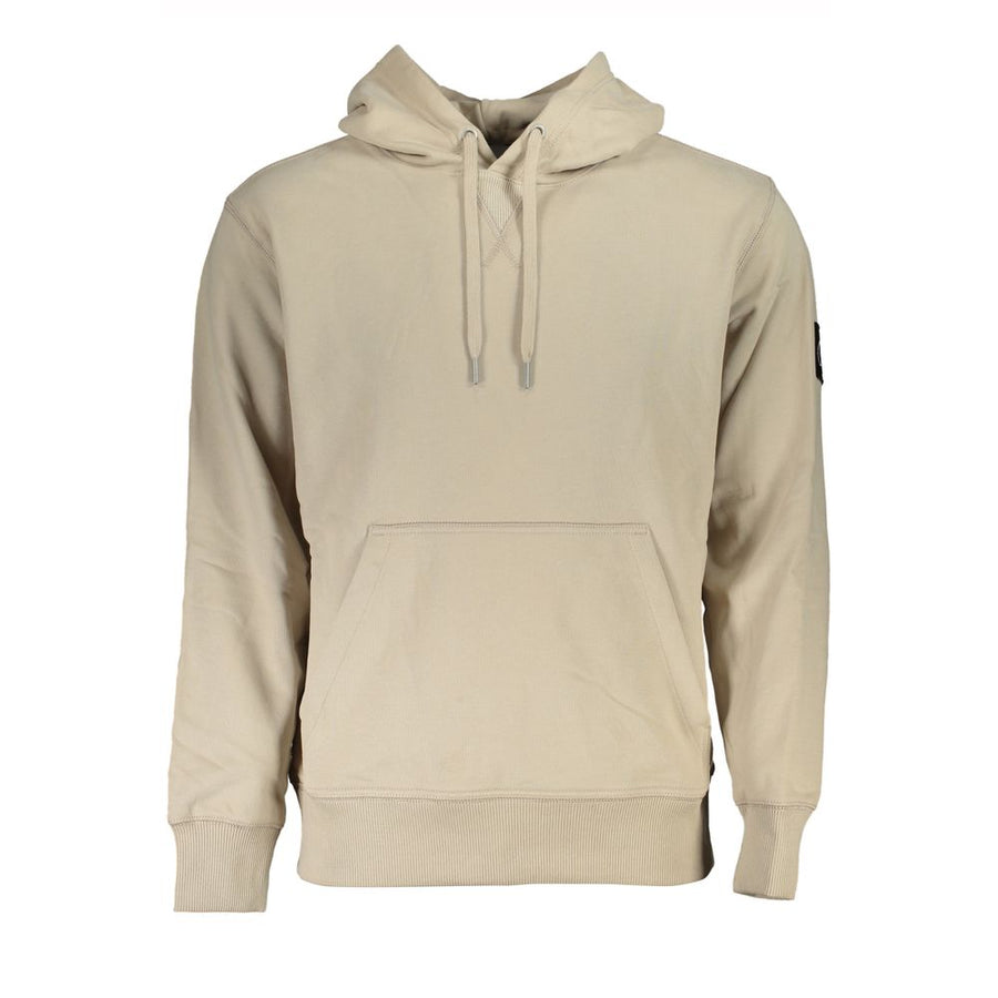 Beige Cotton Men's Sweatshirt