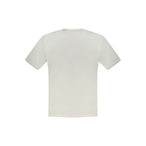 North Sails Bianco Baumwoll-T-Shirt für Herren