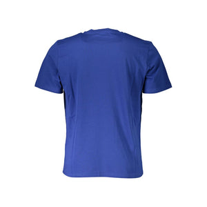 North Sails Blu Baumwoll-T-Shirt für Herren