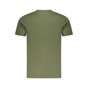 Cavalli Class Verde Baumwoll-T-Shirt für Herren