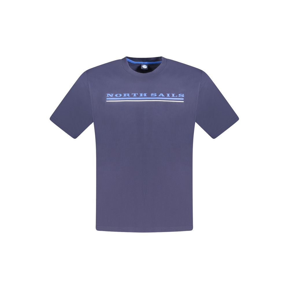North Sails Baumwoll-T-Shirt in Blau