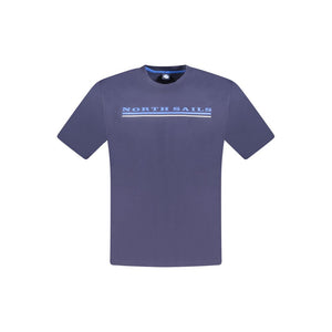 North Sails Baumwoll-T-Shirt in Blau