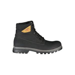 Carrera Schwarzer Herren-Ankle-Boot aus Polyurethan