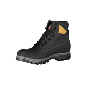 Carrera Schwarzer Herren-Ankle-Boot aus Polyurethan