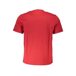 North Sails Rosso Baumwoll-T-Shirt für Herren