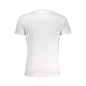 Cavalli Class Bianco Baumwoll-T-Shirt für Herren