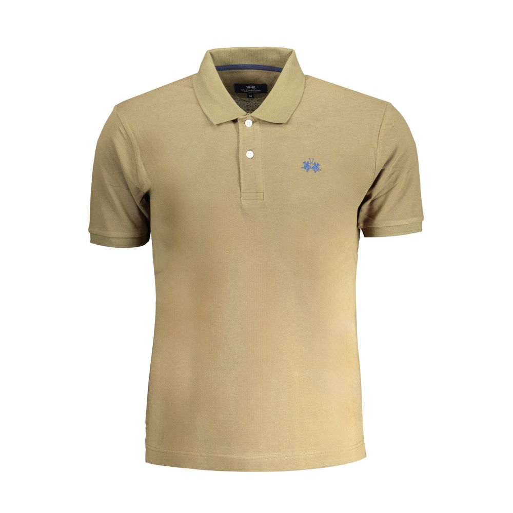 La Martina Herren-Poloshirt Verde aus Baumwolle