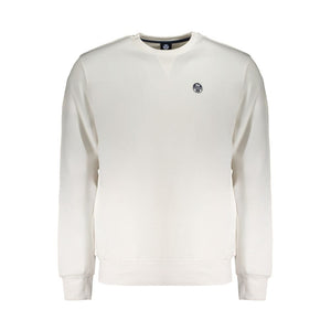 North Sails Weißes Baumwoll-Sweatshirt für Herren