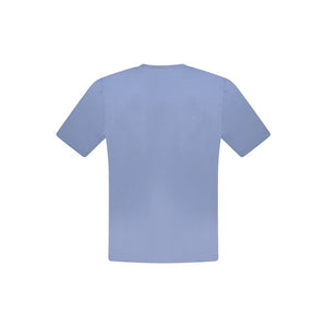North Sails Blu Baumwoll-T-Shirt für Herren