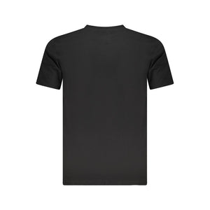 Cavalli Class Schwarzes Baumwoll-T-Shirt für Herren