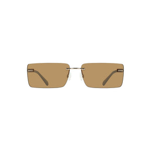 Beige Metal Women Sunglasses