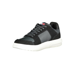 Tommy Hilfiger Schwarzer Leder Herren Sneaker