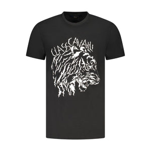 Cavalli Class Weißes Baumwoll-T-Shirt für Herren