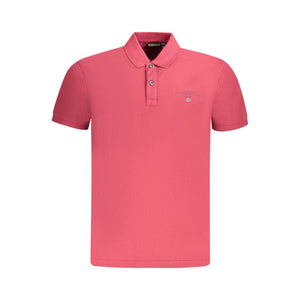 Napapijri Rotes Baumwoll-Poloshirt