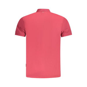 Napapijri Rotes Baumwoll-Poloshirt