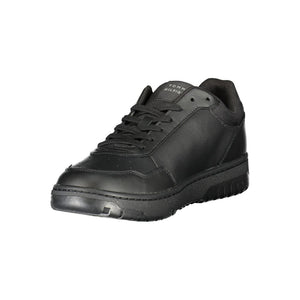 Tommy Hilfiger Schwarzer Leder Herren Sneaker