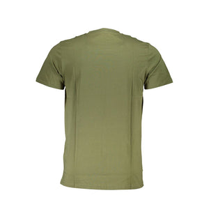 Cavalli Class Verde Baumwoll-T-Shirt für Herren