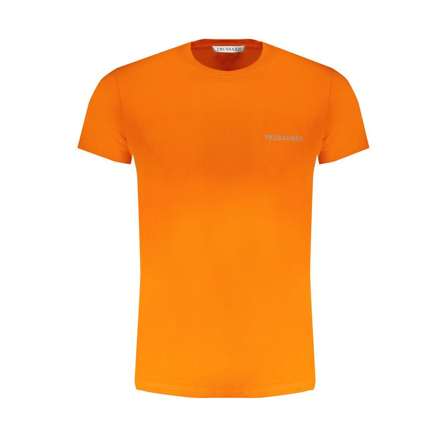 Trussardi Arancione Baumwoll-T-Shirt für Herren
