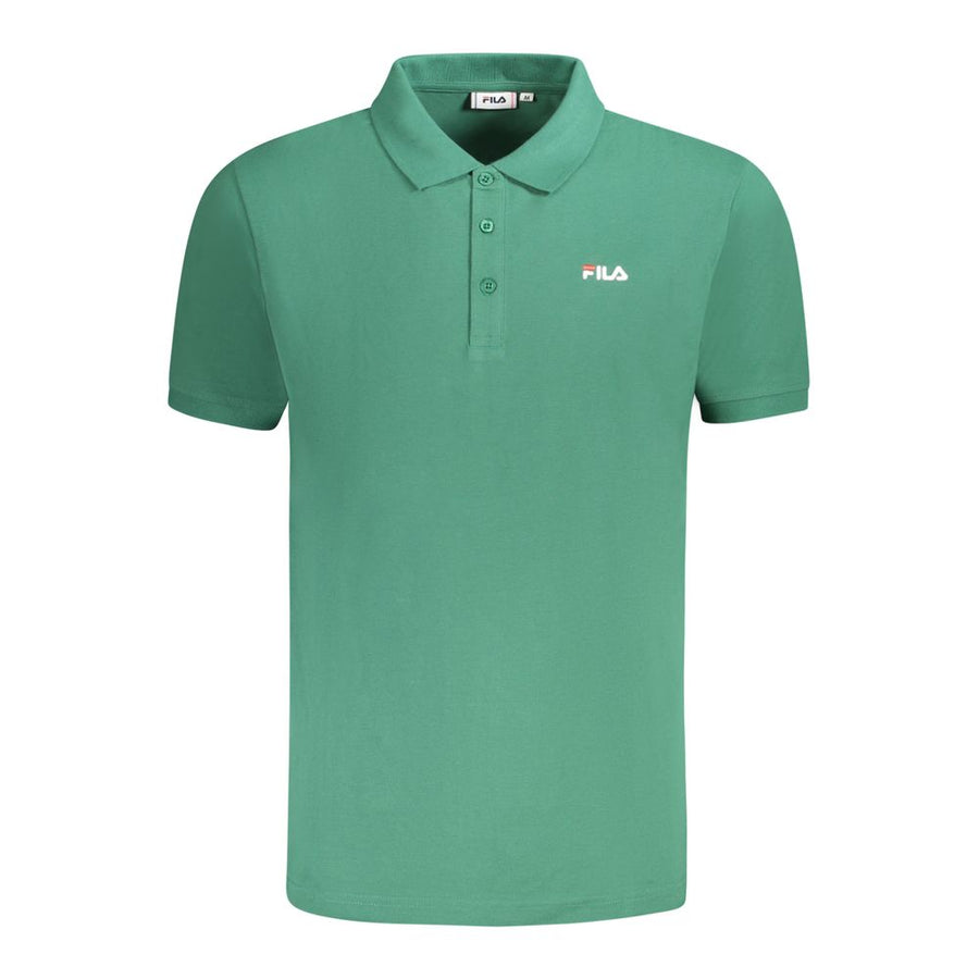 Fila Grünes Polohemd aus Baumwolle