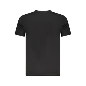 Cavalli Class Schwarzes Baumwoll-T-Shirt für Herren
