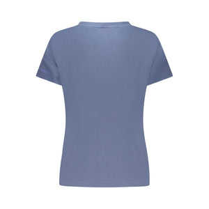 North Sails Blaues Baumwoll-T-Shirt für Damen