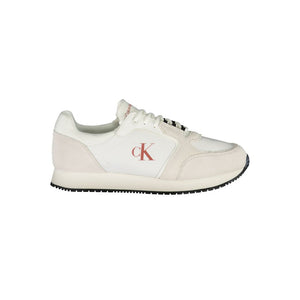 Calvin Klein Weißer Herren-Sneaker aus Polyurethan