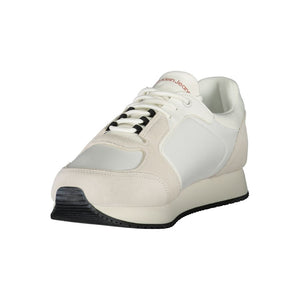 Calvin Klein Weißer Herren-Sneaker aus Polyurethan
