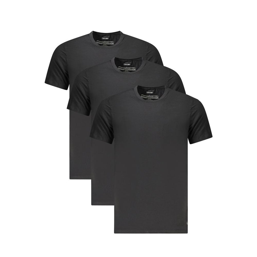Black Cotton Mens T-Shirt