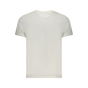 Tommy Hilfiger Weißes Herren-T-Shirt aus Baumwolle