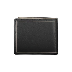 Tommy Hilfiger Schwarzes Leder Portemonnaie