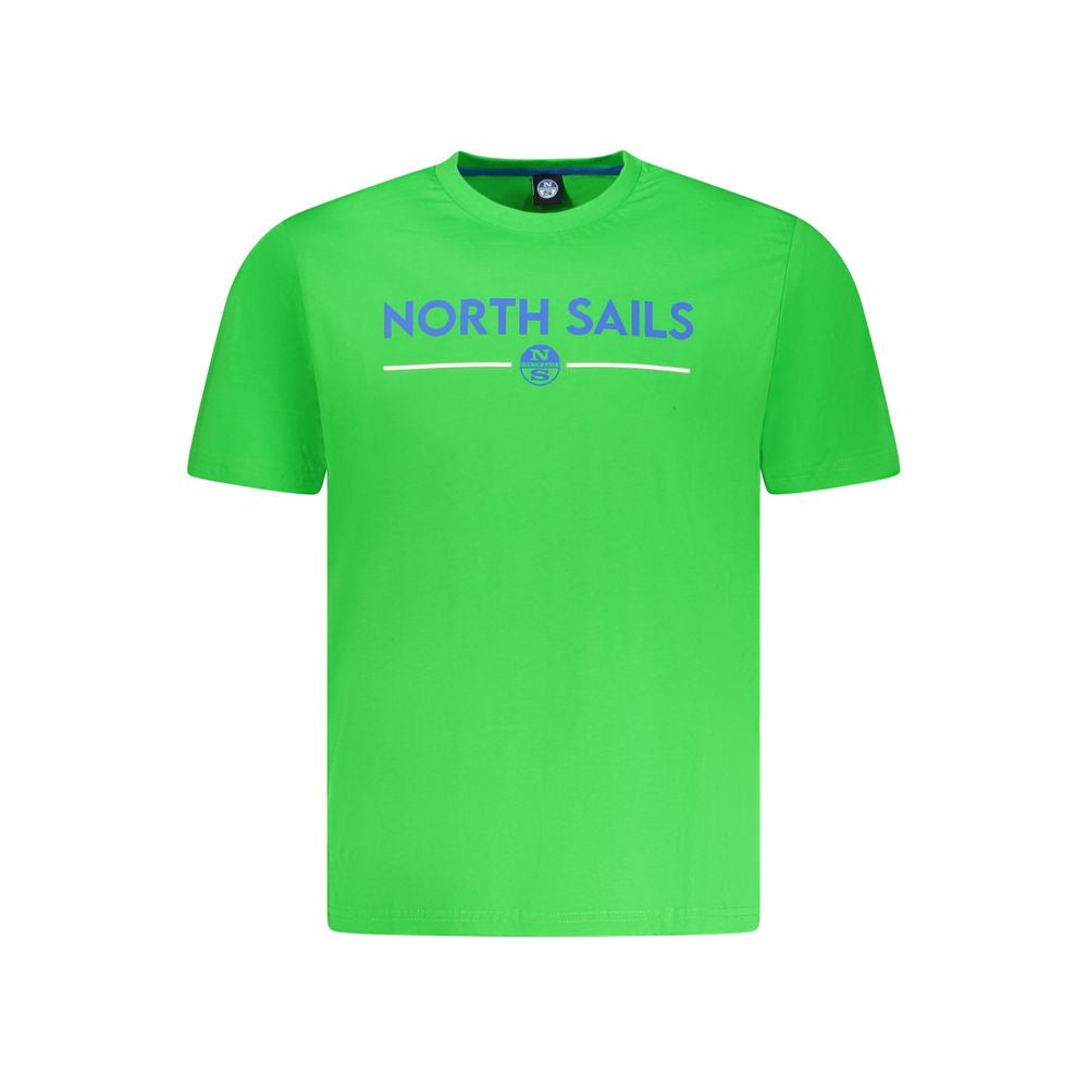 North Sails Verde Baumwoll-T-Shirt für Herren