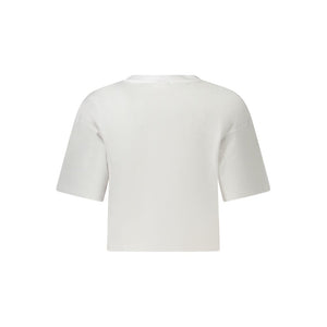 Fila Weißes Bio-Baumwoll-T-Shirt für Damen