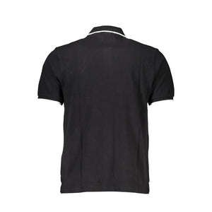 North Sails Schwarzes Herren-Poloshirt aus Baumwolle