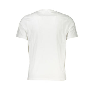 North Sails Bianco Baumwoll-T-Shirt für Herren