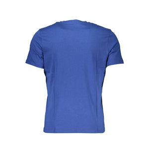 North Sails Blu Baumwoll-T-Shirt für Herren