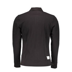 La Martina Schwarzes Herren-Poloshirt aus Baumwolle